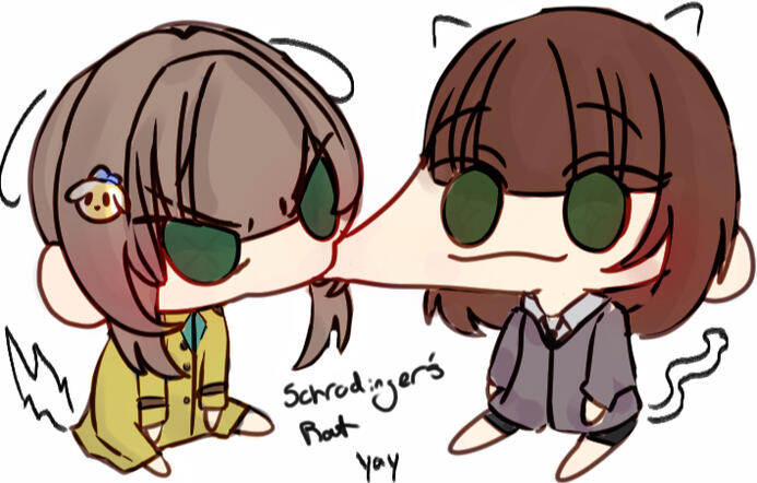 Art by @schrodingsrat
